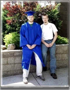 The graduate, Craig and his brother Alan