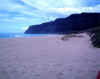 Polihale Beach with Na Pali Coast in background